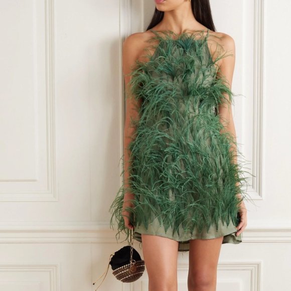 cult gaia shannon feather dress